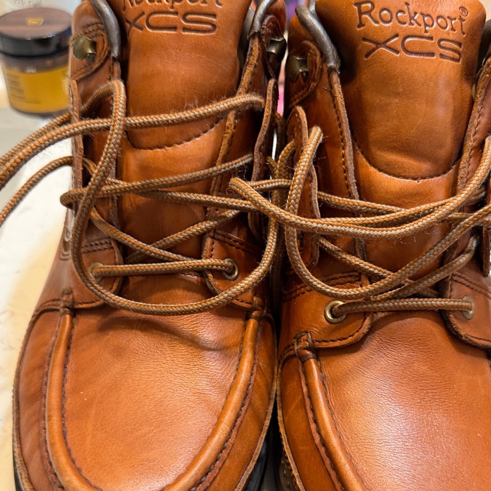 Rockport XCS Men's Tan Leather Boots